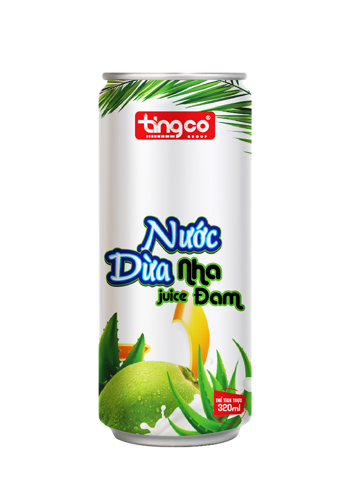 Nước dừa Nha Đam Lon 